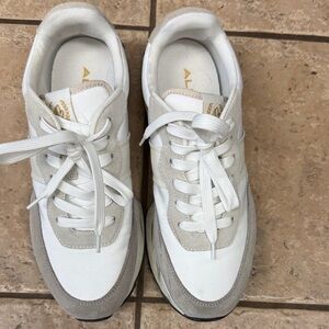 Aldo White and Gray Women's Sneakers
